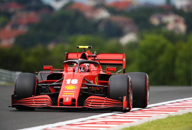 Motorsports: FIA Formula One World Championship, WM, Weltmeisterschaft 2020, Grand Prix of Hungary Motorsports: FIA Formula One World Championship 2020, Grand Prix of Hungary, 16 Charles Leclerc (MCO, Scuderia Ferrari Mission Winnow),