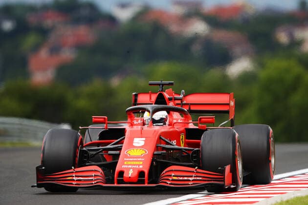 Motorsports: FIA Formula One World Championship, WM, Weltmeisterschaft 2020, Grand Prix of Hungary Motorsports: FIA Formula One World Championship 2020, Grand Prix of Hungary, 5 Sebastian Vettel (GER, Scuderia Ferrari Mission Winnow),