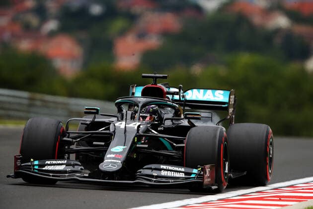 Motorsports: FIA Formula One World Championship, WM, Weltmeisterschaft 2020, Grand Prix of Hungary Motorsports: FIA Formula One World Championship 2020, Grand Prix of Hungary, 44 Lewis Hamilton (GBR, Mercedes-AMG Petronas Formula One Team),