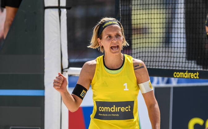 Sport Bilder des Tages comdirect beach tour 2020, 18.07.2020 Laura Ludwig; comdirect beach tour 2020 am 18.07.2020, Duesseldorf. Copyright: xBEAUTIFULxSPORTS PeterxWeberx