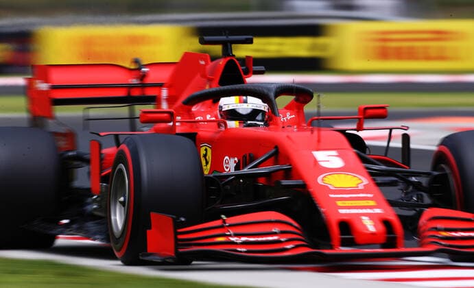 Motorsports: FIA Formula One World Championship, WM, Weltmeisterschaft 2020, Grand Prix of Hungary Motorsports: FIA Formula One World Championship 2020, Grand Prix of Hungary, 5 Sebastian Vettel (GER, Scuderia Ferrari Mission Winnow),