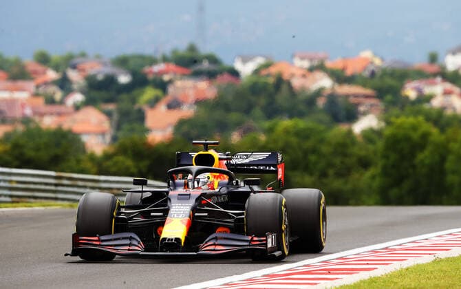 Motorsports: FIA Formula One World Championship, WM, Weltmeisterschaft 2020, Grand Prix of Hungary Motorsports: FIA Formula One World Championship 2020, Grand Prix of Hungary, 33 Max Verstappen (NLD, Aston Martin Red Bull Racing),
