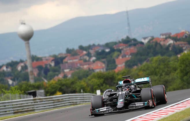 Motorsports: FIA Formula One World Championship, WM, Weltmeisterschaft 2020, Grand Prix of Hungary Motorsports: FIA Formula One World Championship 2020, Grand Prix of Hungary, 44 Lewis Hamilton (GBR, Mercedes-AMG Petronas Formula One Team),