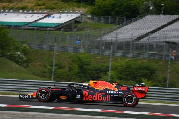 Motorsports: FIA Formula One World Championship, WM, Weltmeisterschaft 2020, Grand Prix of Hungary Motorsports: FIA Formula One World Championship 2020, Grand Prix of Hungary, 33 Max Verstappen (NLD, Aston Martin Red Bull Racing),