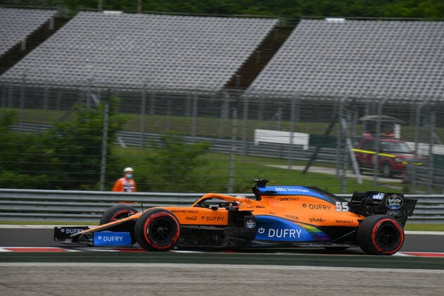 Motorsports: FIA Formula One World Championship, WM, Weltmeisterschaft 2020, Grand Prix of Hungary Motorsports: FIA Formula One World Championship 2020, Grand Prix of Hungary, 55 Carlos Sainz (ESP, McLaren F1 Team),