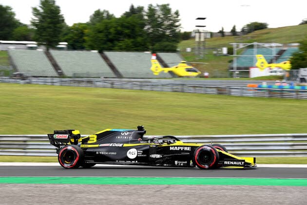 Motorsports: FIA Formula One World Championship, WM, Weltmeisterschaft 2020, Grand Prix of Hungary Motorsports: FIA Formula One World Championship 2020, Grand Prix of Hungary, 3 Daniel Ricciardo (AUS, Renault DP World F1 Team),