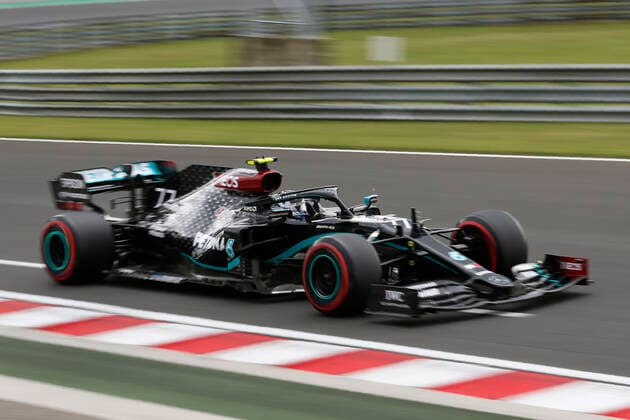 Motorsports: FIA Formula One World Championship, WM, Weltmeisterschaft 2020, Grand Prix of Hungary Motorsports: FIA Formula One World Championship 2020, Grand Prix of Hungary, 77 Valtteri Bottas (FIN, Mercedes-AMG Petronas Formula One Team),