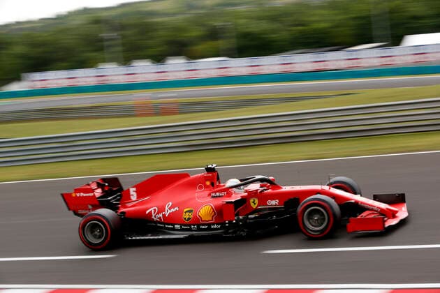 Motorsports: FIA Formula One World Championship, WM, Weltmeisterschaft 2020, Grand Prix of Hungary Motorsports: FIA Formula One World Championship 2020, Grand Prix of Hungary, 5 Sebastian Vettel (GER, Scuderia Ferrari Mission Winnow),