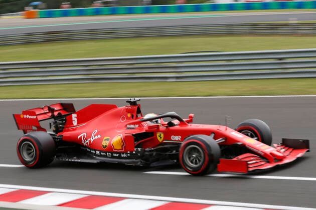 Motorsports: FIA Formula One World Championship, WM, Weltmeisterschaft 2020, Grand Prix of Hungary Motorsports: FIA Formula One World Championship 2020, Grand Prix of Hungary, 5 Sebastian Vettel (GER, Scuderia Ferrari Mission Winnow),
