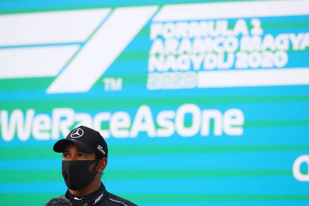 Motorsports: FIA Formula One World Championship, WM, Weltmeisterschaft 2020, Grand Prix of Hungary Motorsports: FIA Formula One World Championship 2020, Grand Prix of Hungary, 44 Lewis Hamilton (GBR, Mercedes-AMG Petronas Formula One Team),