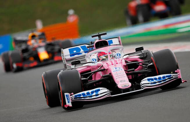 Motorsports: FIA Formula One World Championship, WM, Weltmeisterschaft 2020, Grand Prix of Hungary Motorsports: FIA Formula One World Championship 2020, Grand Prix of Hungary, 11 Sergio Perez (MEX, BWT Racing Point F1 Team),