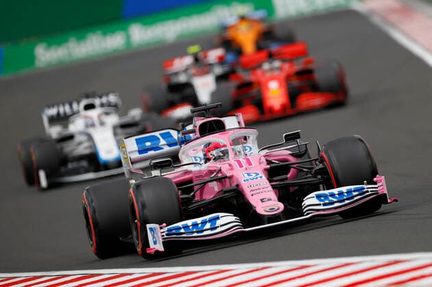 Motorsports: FIA Formula One World Championship, WM, Weltmeisterschaft 2020, Grand Prix of Hungary Motorsports: FIA Formula One World Championship 2020, Grand Prix of Hungary, 11 Sergio Perez (MEX, BWT Racing Point F1 Team),