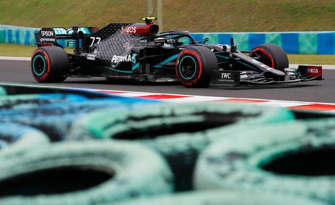 Motorsports: FIA Formula One World Championship, WM, Weltmeisterschaft 2020, Grand Prix of Hungary Motorsports: FIA Formula One World Championship 2020, Grand Prix of Hungary, 77 Valtteri Bottas (FIN, Mercedes-AMG Petronas Formula One Team),