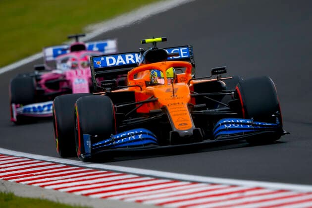 Motorsports: FIA Formula One World Championship, WM, Weltmeisterschaft 2020, Grand Prix of Hungary Motorsports: FIA Formula One World Championship 2020, Grand Prix of Hungary, 4 Lando Norris (GBR, McLaren F1 Team),