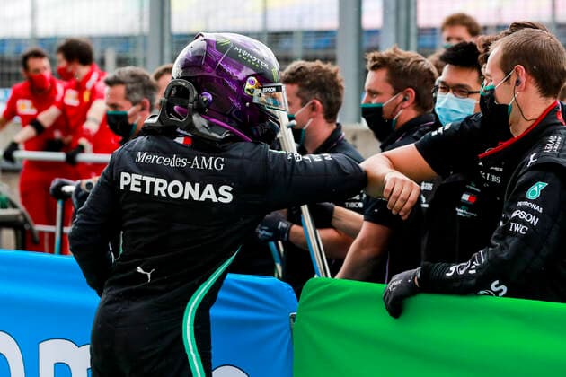 Motorsports: FIA Formula One World Championship, WM, Weltmeisterschaft 2020, Grand Prix of Hungary Motorsports: FIA Formula One World Championship 2020, Grand Prix of Hungary, 44 Lewis Hamilton (GBR, Mercedes-AMG Petronas Formula One Team),