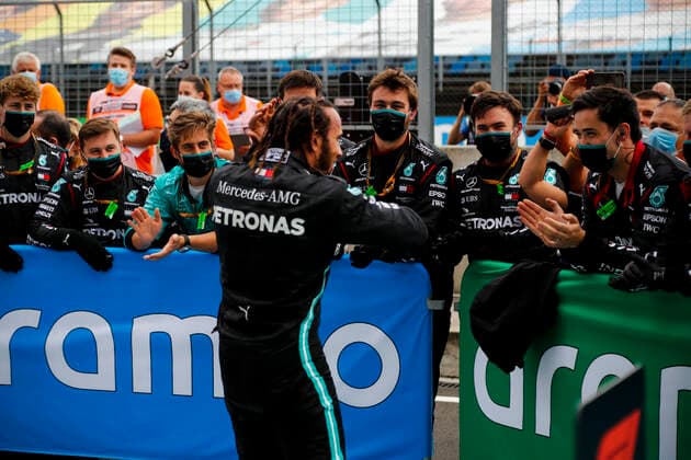 Motorsports: FIA Formula One World Championship, WM, Weltmeisterschaft 2020, Grand Prix of Hungary Motorsports: FIA Formula One World Championship 2020, Grand Prix of Hungary, 44 Lewis Hamilton (GBR, Mercedes-AMG Petronas Formula One Team),