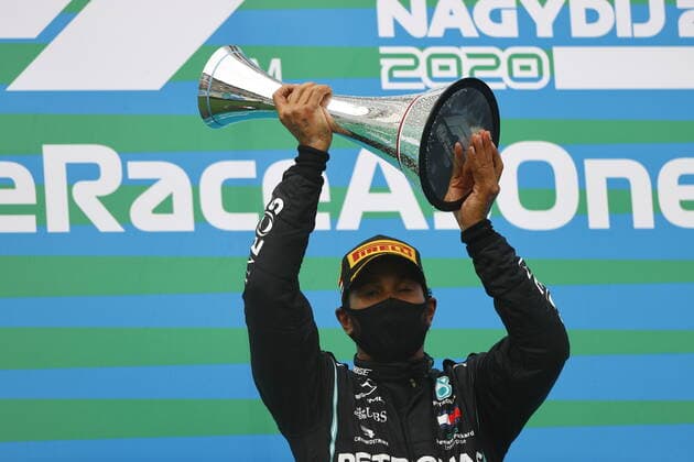 Motorsports: FIA Formula One World Championship, WM, Weltmeisterschaft 2020, Grand Prix of Hungary Motorsports: FIA Formula One World Championship 2020, Grand Prix of Hungary, 44 Lewis Hamilton (GBR, Mercedes-AMG Petronas Formula One Team),