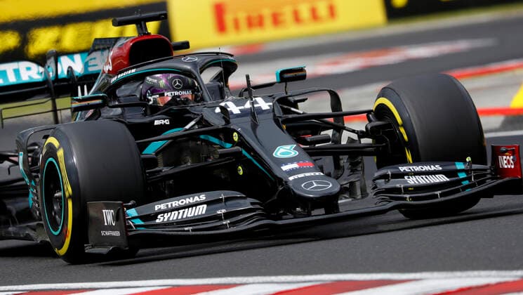 Motorsports: FIA Formula One World Championship, WM, Weltmeisterschaft 2020, Grand Prix of Hungary Motorsports: FIA Formula One World Championship 2020, Grand Prix of Hungary, 44 Lewis Hamilton (GBR, Mercedes-AMG Petronas Formula One Team),