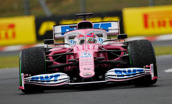 Motorsports: FIA Formula One World Championship, WM, Weltmeisterschaft 2020, Grand Prix of Hungary Motorsports: FIA Formula One World Championship 2020, Grand Prix of Hungary, 11 Sergio Perez (MEX, BWT Racing Point F1 Team),
