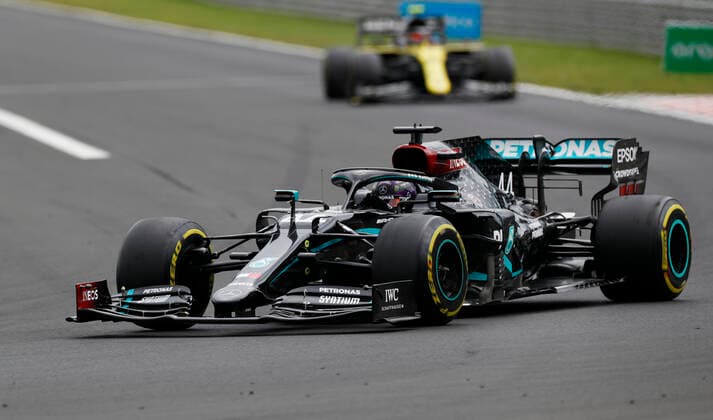 Motorsports: FIA Formula One World Championship, WM, Weltmeisterschaft 2020, Grand Prix of Hungary Motorsports: FIA Formula One World Championship 2020, Grand Prix of Hungary, 44 Lewis Hamilton (GBR, Mercedes-AMG Petronas Formula One Team),