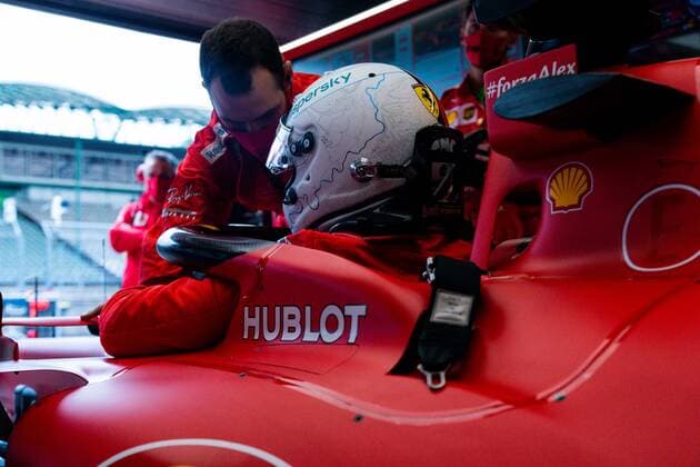 Motorsports: FIA Formula One World Championship, WM, Weltmeisterschaft 2020, Grand Prix of Hungary Motorsports: FIA Formula One World Championship 2020, Grand Prix of Hungary, 5 Sebastian Vettel (GER, Scuderia Ferrari Mission Winnow),