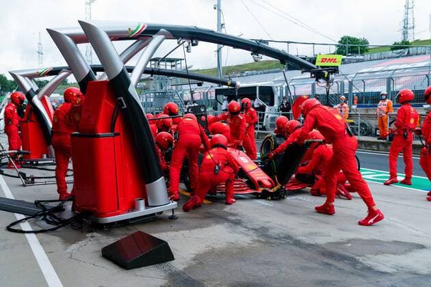 Motorsports: FIA Formula One World Championship, WM, Weltmeisterschaft 2020, Grand Prix of Hungary Motorsports: FIA Formula One World Championship 2020, Grand Prix of Hungary, 5 Sebastian Vettel (GER, Scuderia Ferrari Mission Winnow),