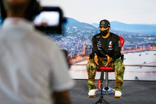Motorsports: FIA Formula One World Championship, WM, Weltmeisterschaft 2020, Grand Prix of Hungary Motorsports: FIA Formula One World Championship 2020, Grand Prix of Hungary, 44 Lewis Hamilton (GBR, Mercedes-AMG Petronas Formula One Team),