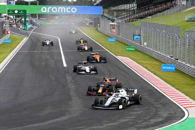 Motorsports: FIA Formula One World Championship, WM, Weltmeisterschaft 2020, Grand Prix of Hungary Motorsports: FIA Formula One World Championship 2020, Grand Prix of Hungary, 6 Nicholas Latifi (CAN, Williams Racing), 23 Alexander Albon (THA, Aston Martin Red Bull Racing),