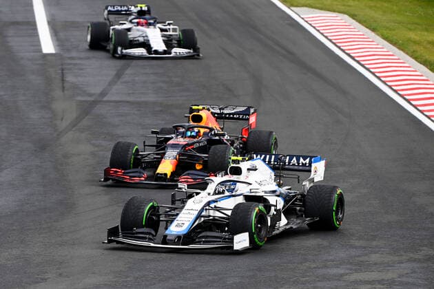 Motorsports: FIA Formula One World Championship, WM, Weltmeisterschaft 2020, Grand Prix of Hungary Motorsports: FIA Formula One World Championship 2020, Grand Prix of Hungary, 6 Nicholas Latifi (CAN, Williams Racing), 23 Alexander Albon (THA, Aston Martin Red Bull Racing),