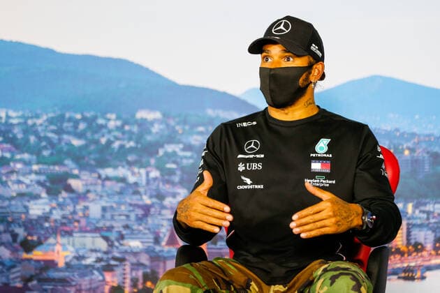 Motorsports: FIA Formula One World Championship, WM, Weltmeisterschaft 2020, Grand Prix of Hungary Motorsports: FIA Formula One World Championship 2020, Grand Prix of Hungary, 44 Lewis Hamilton (GBR, Mercedes-AMG Petronas Formula One Team),