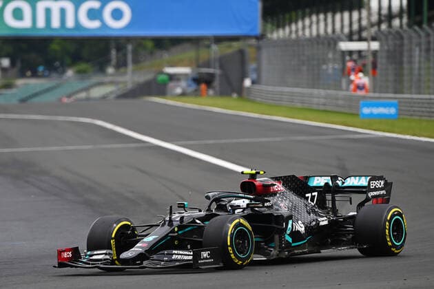 Motorsports: FIA Formula One World Championship, WM, Weltmeisterschaft 2020, Grand Prix of Hungary Motorsports: FIA Formula One World Championship 2020, Grand Prix of Hungary, 77 Valtteri Bottas (FIN, Mercedes-AMG Petronas Formula One Team),