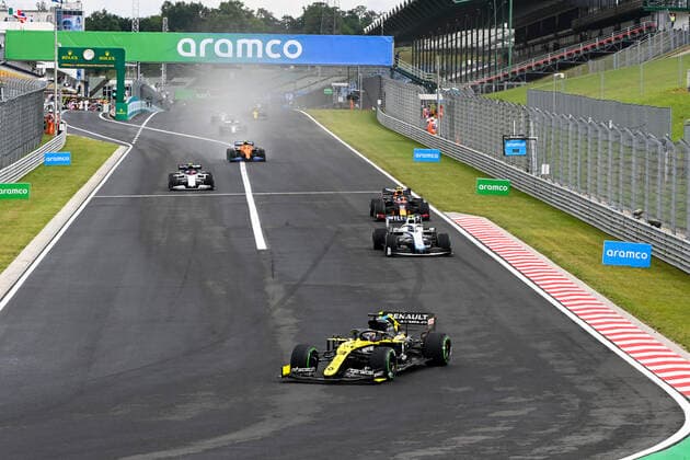 Motorsports: FIA Formula One World Championship, WM, Weltmeisterschaft 2020, Grand Prix of Hungary Motorsports: FIA Formula One World Championship 2020, Grand Prix of Hungary, 3 Daniel Ricciardo (AUS, Renault DP World F1 Team),