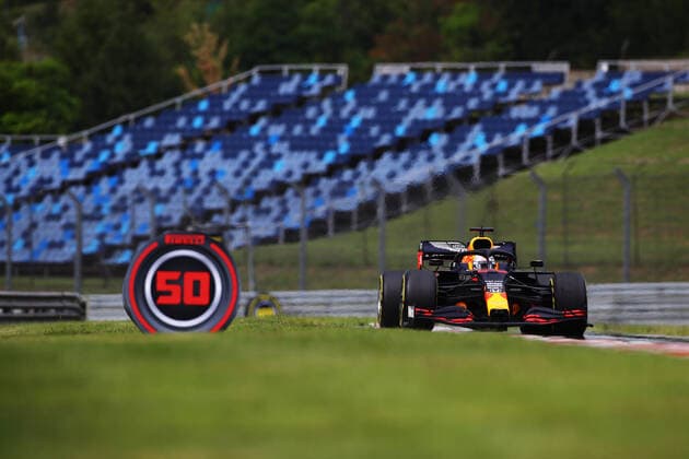 Motorsports: FIA Formula One World Championship, WM, Weltmeisterschaft 2020, Grand Prix of Hungary Motorsports: FIA Formula One World Championship 2020, Grand Prix of Hungary, 33 Max Verstappen (NLD, Aston Martin Red Bull Racing),