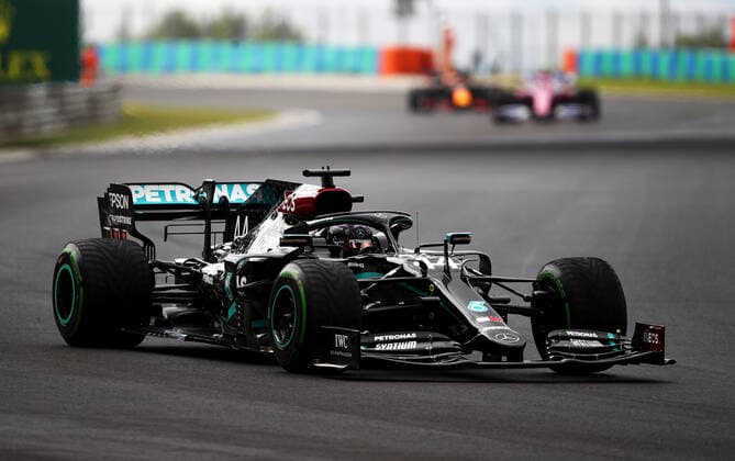 Motorsports: FIA Formula One World Championship, WM, Weltmeisterschaft 2020, Grand Prix of Hungary Motorsports: FIA Formula One World Championship 2020, Grand Prix of Hungary, 44 Lewis Hamilton (GBR, Mercedes-AMG Petronas Formula One Team),