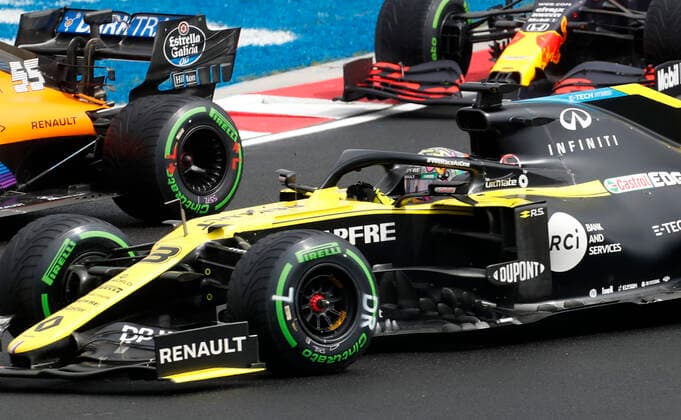 Motorsports: FIA Formula One World Championship, WM, Weltmeisterschaft 2020, Grand Prix of Hungary Motorsports: FIA Formula One World Championship 2020, Grand Prix of Hungary, 3 Daniel Ricciardo (AUS, Renault DP World F1 Team),