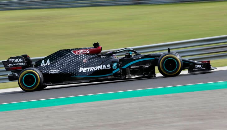 Motorsports: FIA Formula One World Championship, WM, Weltmeisterschaft 2020, Grand Prix of Hungary Motorsports: FIA Formula One World Championship 2020, Grand Prix of Hungary, 44 Lewis Hamilton (GBR, Mercedes-AMG Petronas Formula One Team),