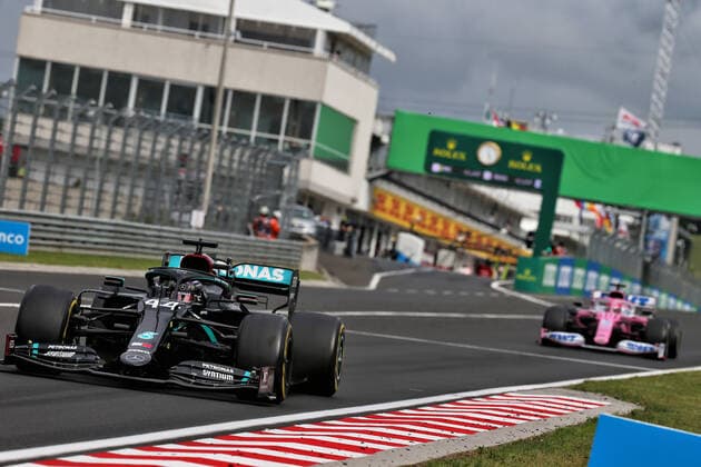 Motorsports: FIA Formula One World Championship, WM, Weltmeisterschaft 2020, Grand Prix of Hungary Motorsports: FIA Formula One World Championship 2020, Grand Prix of Hungary, 44 Lewis Hamilton (GBR, Mercedes-AMG Petronas Formula One Team),