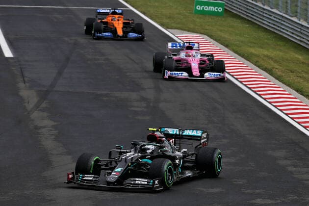 Motorsports: FIA Formula One World Championship, WM, Weltmeisterschaft 2020, Grand Prix of Hungary Motorsports: FIA Formula One World Championship 2020, Grand Prix of Hungary, 77 Valtteri Bottas (FIN, Mercedes-AMG Petronas Formula One Team),