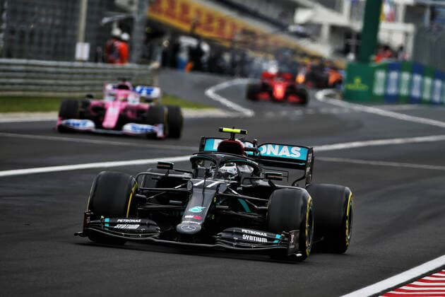 Motorsports: FIA Formula One World Championship, WM, Weltmeisterschaft 2020, Grand Prix of Hungary Motorsports: FIA Formula One World Championship 2020, Grand Prix of Hungary, 77 Valtteri Bottas (FIN, Mercedes-AMG Petronas Formula One Team),