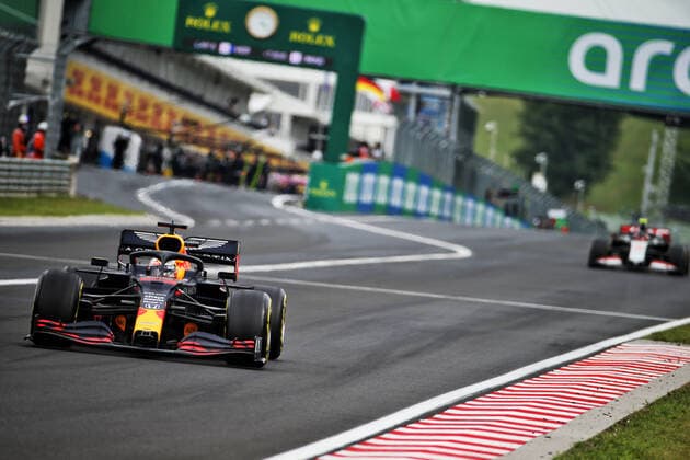 Motorsports: FIA Formula One World Championship, WM, Weltmeisterschaft 2020, Grand Prix of Hungary Motorsports: FIA Formula One World Championship 2020, Grand Prix of Hungary, 33 Max Verstappen (NLD, Aston Martin Red Bull Racing),