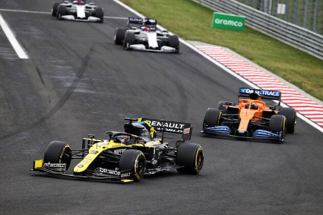 Motorsports: FIA Formula One World Championship, WM, Weltmeisterschaft 2020, Grand Prix of Hungary Motorsports: FIA Formula One World Championship 2020, Grand Prix of Hungary, 3 Daniel Ricciardo (AUS, Renault DP World F1 Team),