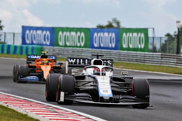 Motorsports: FIA Formula One World Championship, WM, Weltmeisterschaft 2020, Grand Prix of Hungary Motorsports: FIA Formula One World Championship 2020, Grand Prix of Hungary, 63 George Russell (GBR, Williams Racing),