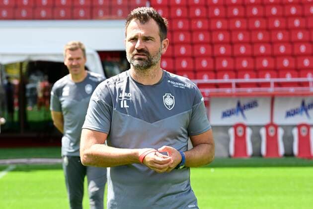 ANTWERPEN, BELGIUM - JULY 21 : Ivan Leko pictured during the team photo shoot of Royal Antwerp FC prior the Jupiler Pro league football season 2020 - 2021 on July 21, 2020 in Antwerpen, Belgium , 21 07 2020 FOOTBALL : Royal Anvers FC photo shoot 2020 - 2021 - 21 07 2020 PhotoNews Panoramic 