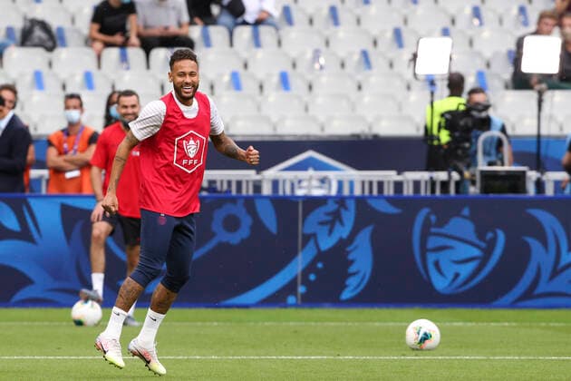 Neymar (PSG) FOOTBALL : Paris Saint Germain Vs AS Saint Etienne - Coupe de France - Finale - 24 07 2020 MichaelBaucher Panoramic 