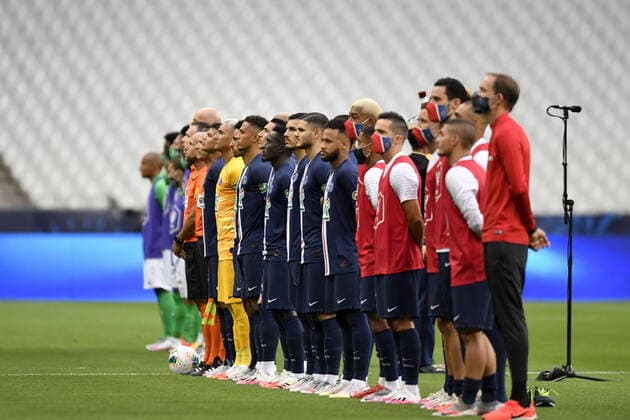 EQUIPE DE FOOTBALL DU PSG FOOTBALL : Paris SG vs Saint Etienne - Coupe de France - Finale - 24 07 2020 FEP Panoramic 