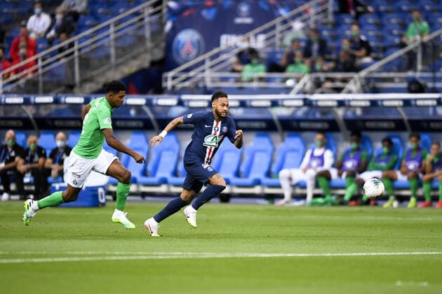 10 NEYMAR JR (PSG) FOOTBALL : Paris SG vs Saint Etienne - Coupe de France - Finale - 24 07 2020 FEP Panoramic 
