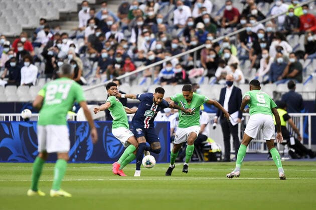 10 NEYMAR JR (PSG) FOOTBALL : Paris SG vs Saint Etienne - Coupe de France - Finale - 24 07 2020 FEP Panoramic 