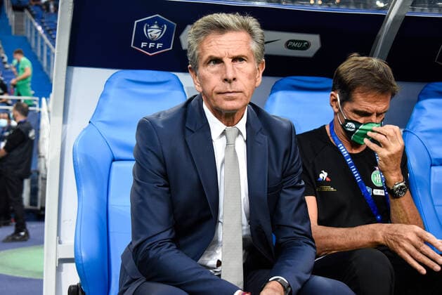 Puel Claude ( entraineur Saint Etienne ) - FOOTBALL : Paris Saint Germain vs AS Saint Etienne - Finale Coupe de France - Saint Denis - 24 07 2020 FedericoPestellini Panoramic 