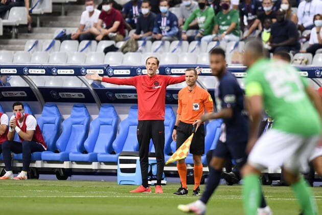 THOMAS TUCHEL (ENTRAINEUR PSG) FOOTBALL : Paris SG vs Saint Etienne - Coupe de France - Finale - 24 07 2020 FEP Panoramic 