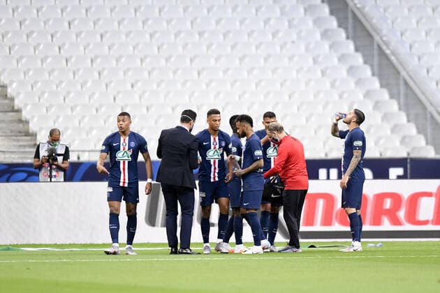 DECEPTION - BLESSURE - 04 THILO KEHRER (PSG) FOOTBALL : Paris SG vs Saint Etienne - Coupe de France - Finale - 24 07 2020 FEP Panoramic 